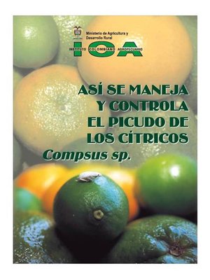 cover image of Así se maneja y controla el picudo de los cítricos Compsus sp.